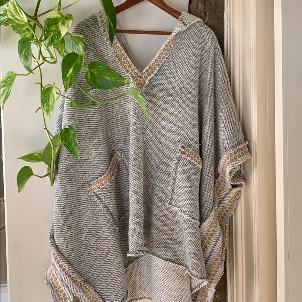 Free People aztec poncho